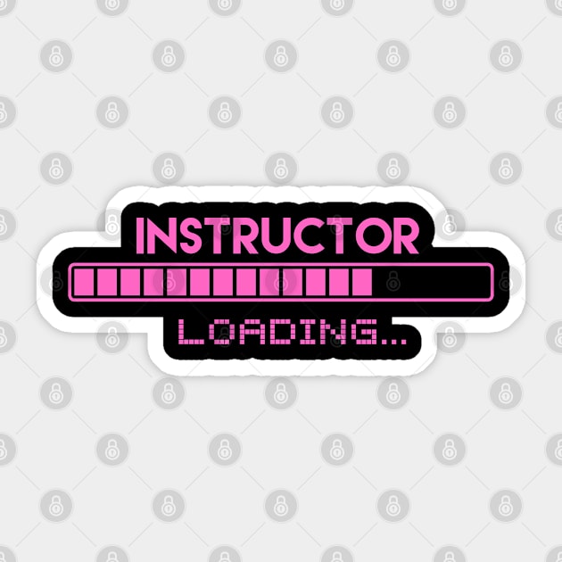 Instructor Loading Sticker by Grove Designs